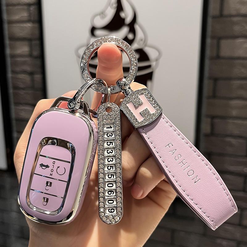 Suitable for HondaZRVKey cover23StyleCRVType GridXRVThe 11 Th Generation Civic Auto Key Shell