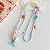 Colorful Crossbody Key Chain Pendant Anti-Lost Long Hanging Rope  For Mobile Phones and Card