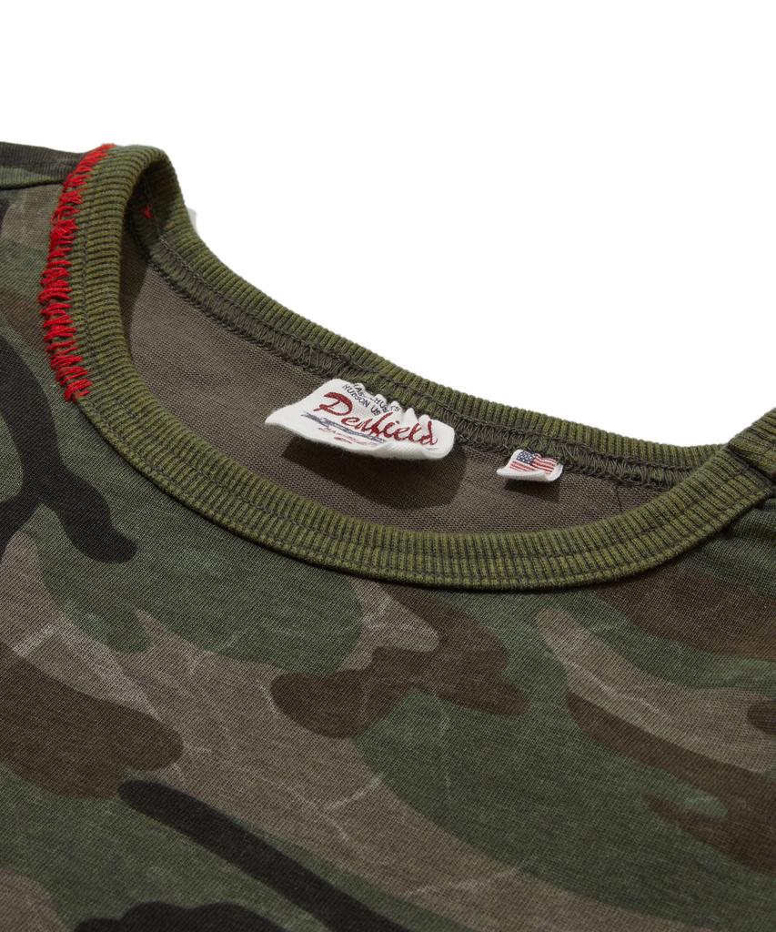 PENFIELD Washed Bay State Camo T-Shirt Green_Fs2Kt64U