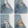 Rabbit Waist Buckle Invisible Pants Tightener Personality Butterfly Button Adjuster  Jeans