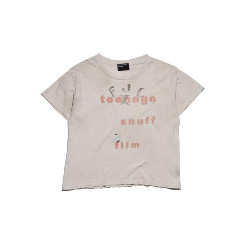 Letter printing retro portrait American tide brand loose men's and women's casual short-sleeved T-shirt tide