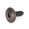 100PCS Parafusos de carroceria de carro para VW Golf Parafuso autoatarraxante de metal Rebite Parafuso de fixação preto Cruz Parafusos autoatarraxantes Phillips