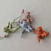 Keychain Pendant with Bead Chain 3D-Printed Xenon Rock Loki Hand-Sculpted Grace Doll Pendant Rescue Plan Bag Pendant