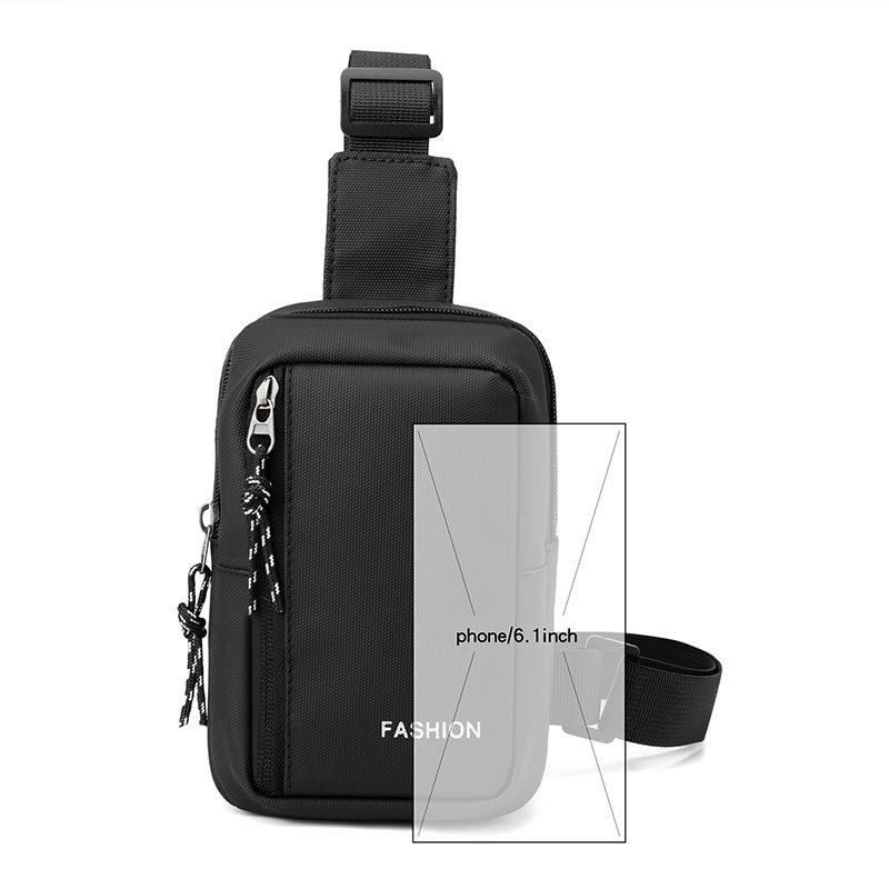 Unisex Chest Bag Simple Storage Bag Lightweight Travel Small Backpack Crossbody Bag Fashion Casual Single Should Bags