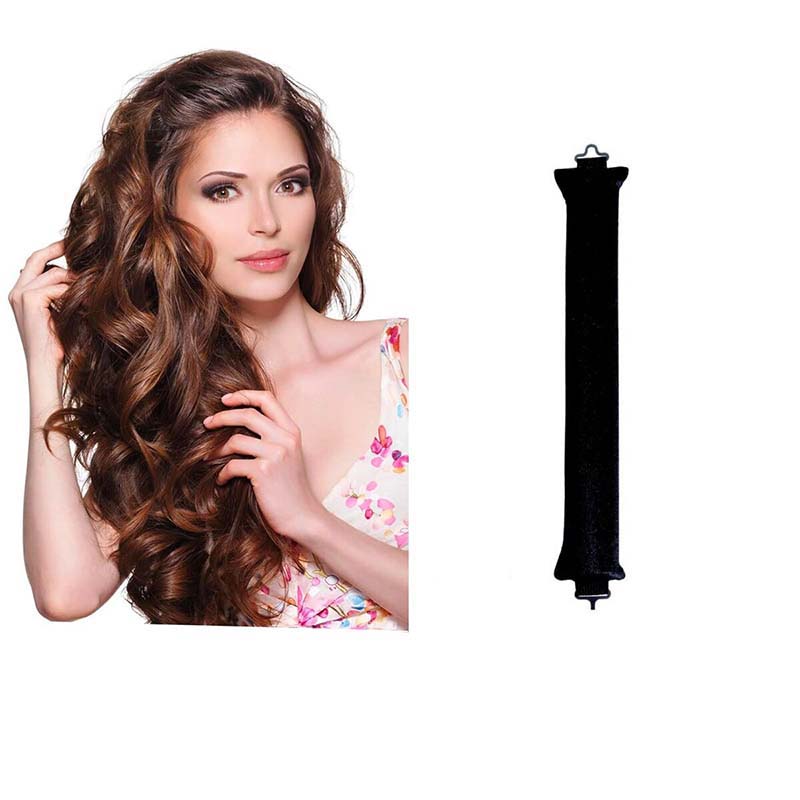 Lockenwickler ohne Hitze, Lockenwickler ohne Hitze, Lazy Curling Rod Stirnband, weiche Locken, Sleeping Flexi Rods mit Haken, Haar-Styling-Tools