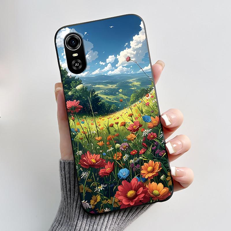 For ZTE Blade A31 Plus / BladeA31 Case Matte Black Aesthetic Luxury Cute Cool Boys Girls Pattern Casing Soft Silicone Back Cover ZTE Blade A31 Plus
