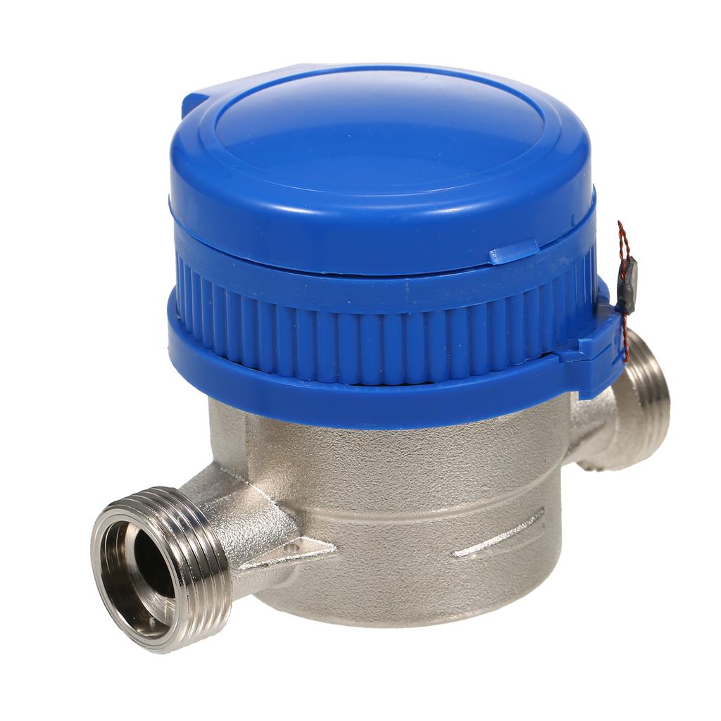 LXSG13D Household Water Meter Single Flow Dry Cold Water Table Qn 1.5m3h 30 Celsius  15mm Garden & Home