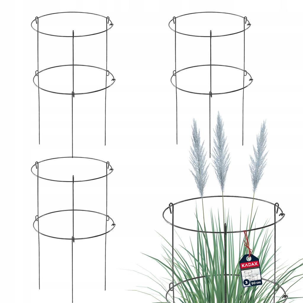 KADAX Flower Plant Support Garden Ring Steel Support