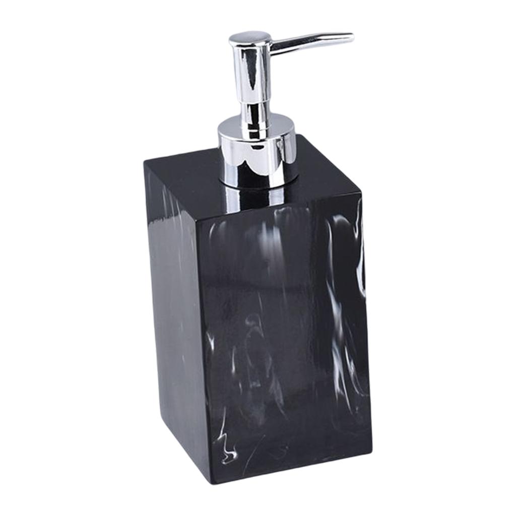 Dispenser Sapone Trama Marmo Resina Antigoccia Dispenser Sapone Liquido per Cucina Lavanderia Hotel Bancone Bagno