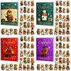 Christmas Capybara Advent Calendar Blind Box With Acrylic Figurines For Festive Decorations
