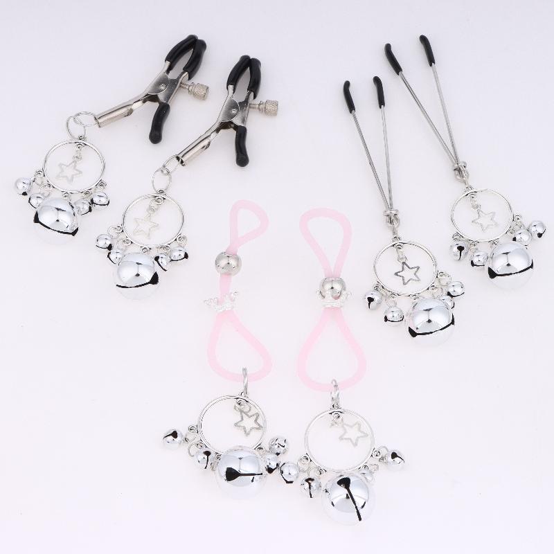 1 Pairs Breast Clip Female Clitoris Clip Couple Sex Toy Massage Stimulation Adult Nipple Training Tool