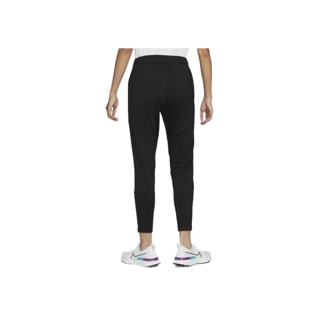 Nike Dri-FIT Essential Solid Logo Quick-Dry Knitted Sports Pants Women Pants Black DX1046-010