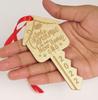 Darling Souvenir Made With Love Home Sweet Home Personalized Wood Ornament Housewarming Gift Christmas Tree Decoration Pack of