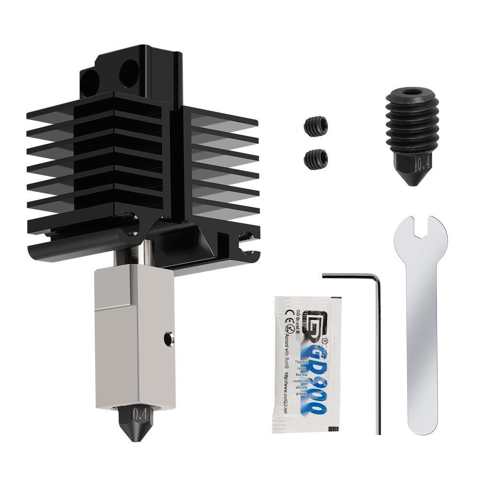 P1P 3D Printer Hotend: Hardened Steel Brass Nozzle for High-Temperature Printing
