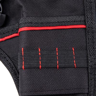 Heavy Duty Electrician Tool Bag Bit Holder With Belt Waist Drill Storage Pocket