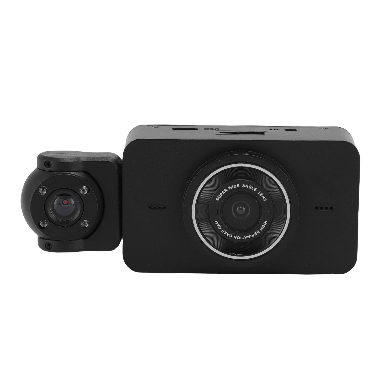 

3 Channel Dash Camera 1080P 170 Degree Wide Angle APP Control Front Rear Car DVR with 2.9 Inch Screen 24H Parking Mode