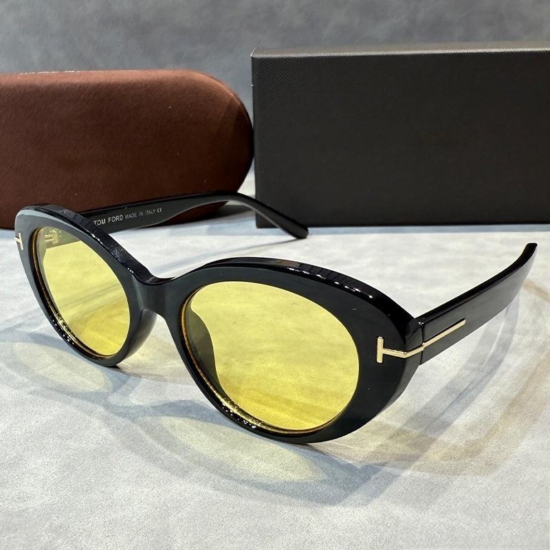 

Женские овальные солнцезащитные очки Tom s Family Zhu Zhu «кошачий глаз» – Высококачественная защита от УФ-лучей