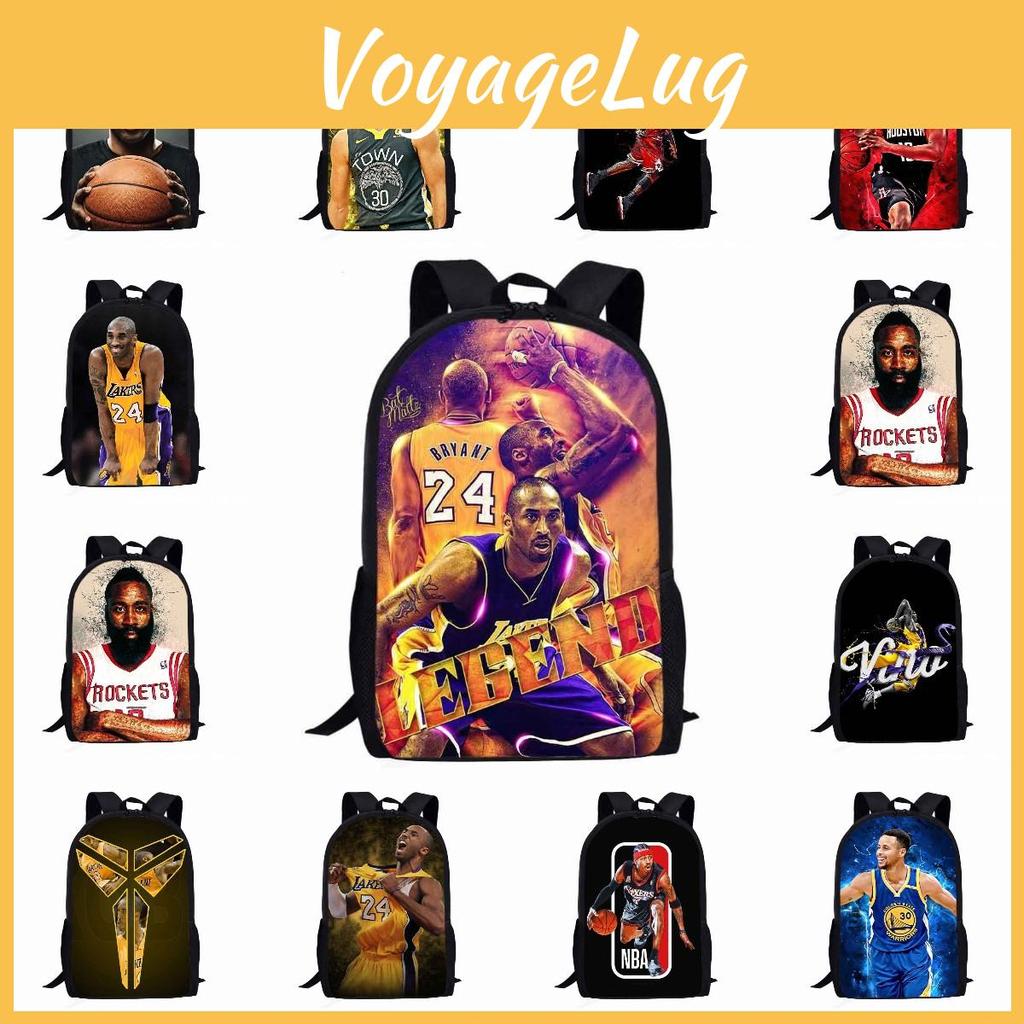 Breathable And Waterproof Kobe Curry James Backpack For Travelers