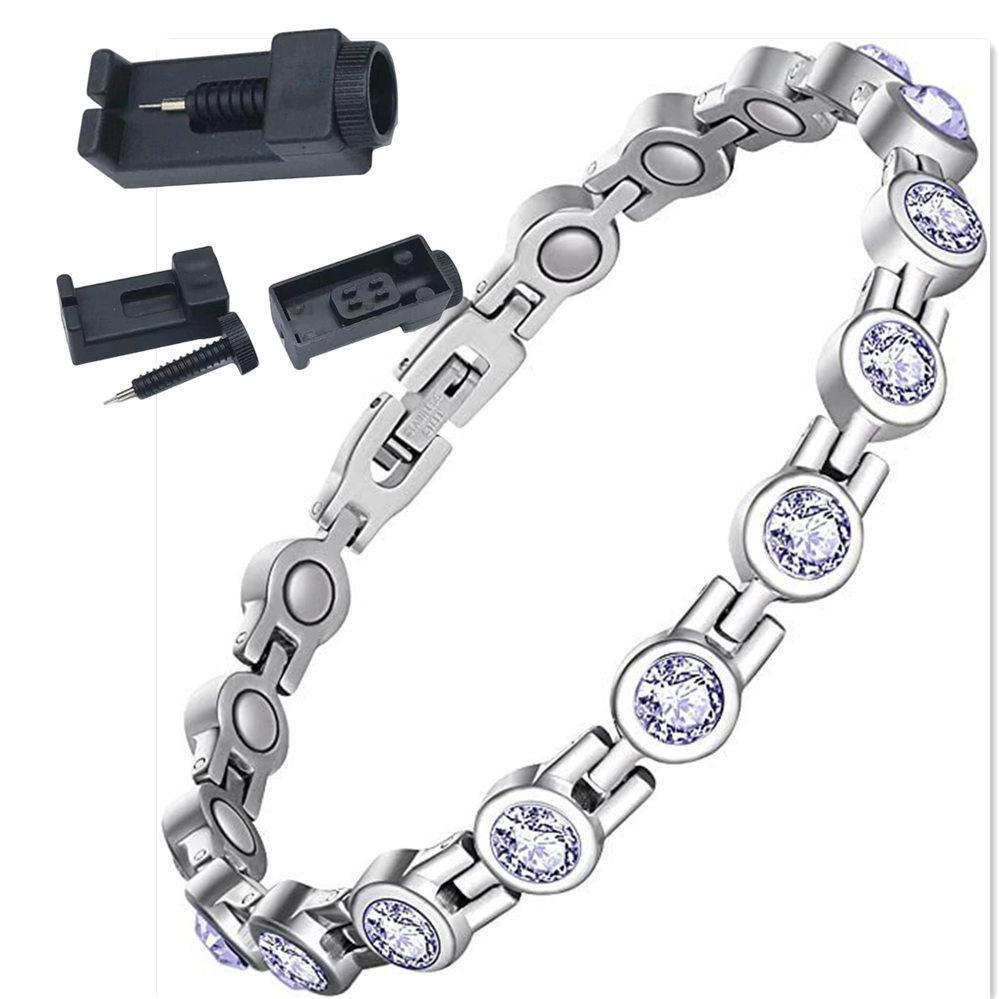 Detachable Magnetic Therapy Bracelet: Fashionable Unisex Health Accessory