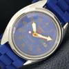 AUTOMATIC VINTAGE SEIKO 5 JAPAN 7009A MENS BLUE COLOR DIAL WATCH A702324-5 R124-a702324