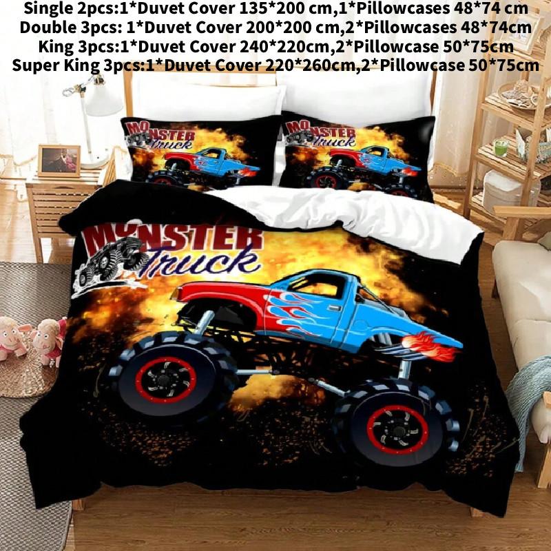 Monster Single Jam Bedding Set Single Adult Kid Bedroom Duvetcover 3d Print