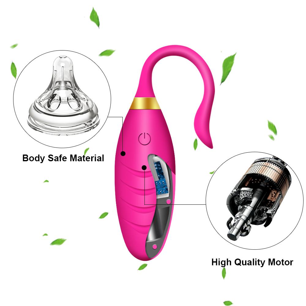 POMFW G-Punkt-Vibrator-Ei, Masturbator, Analplug, Vibrations-Ei, Klitorisstimulator, Vaginal-Butt-Plug, Fernbedienung, Anal-Klitoris-Vibratoren für Frauen