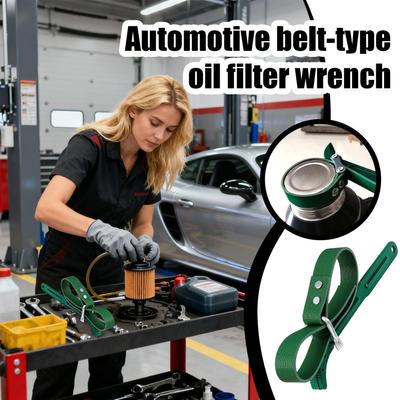 Oil Filter Removal Tool Belt-Type Anti-Slip Remover Car Oil Filter Removal Tool For Motorcycle Automotive Repair Home Indoor