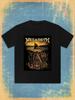 T-shirt Black "Megadeth" Graphic - Casual Crew Neck