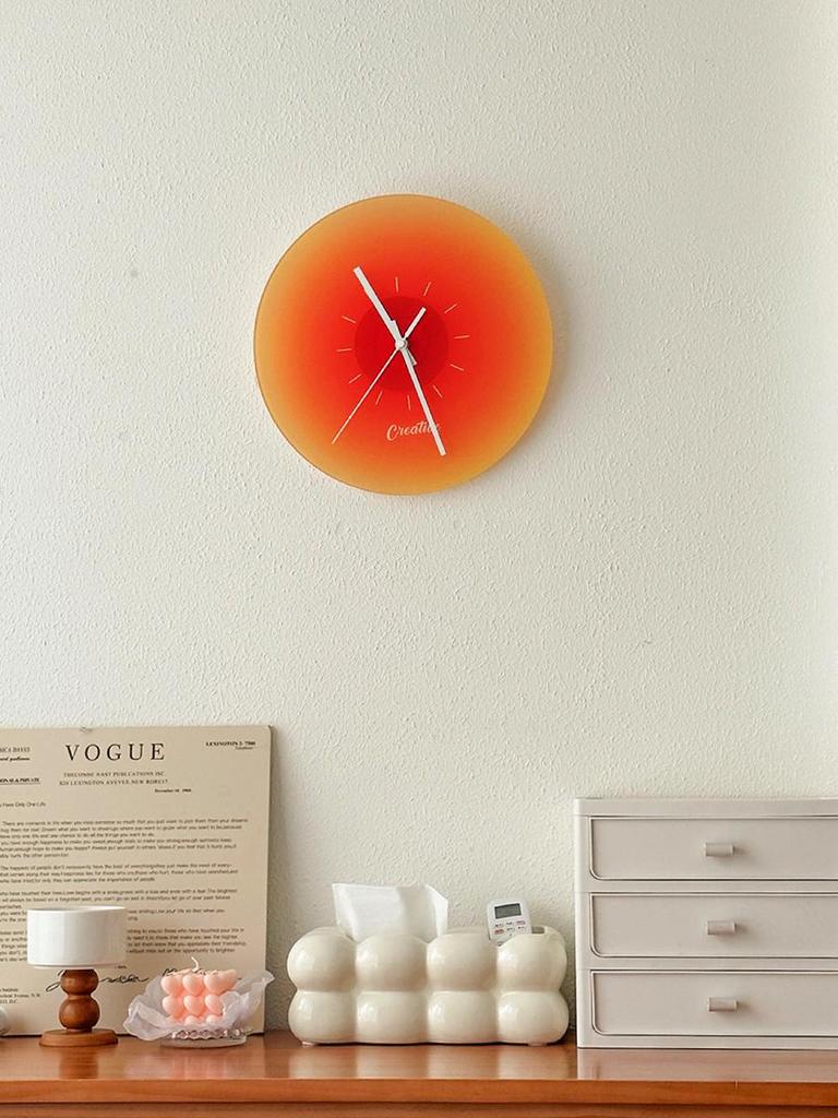 Retro Vinyl Record Wall & Desk Clock for Living Room or Office Decoration