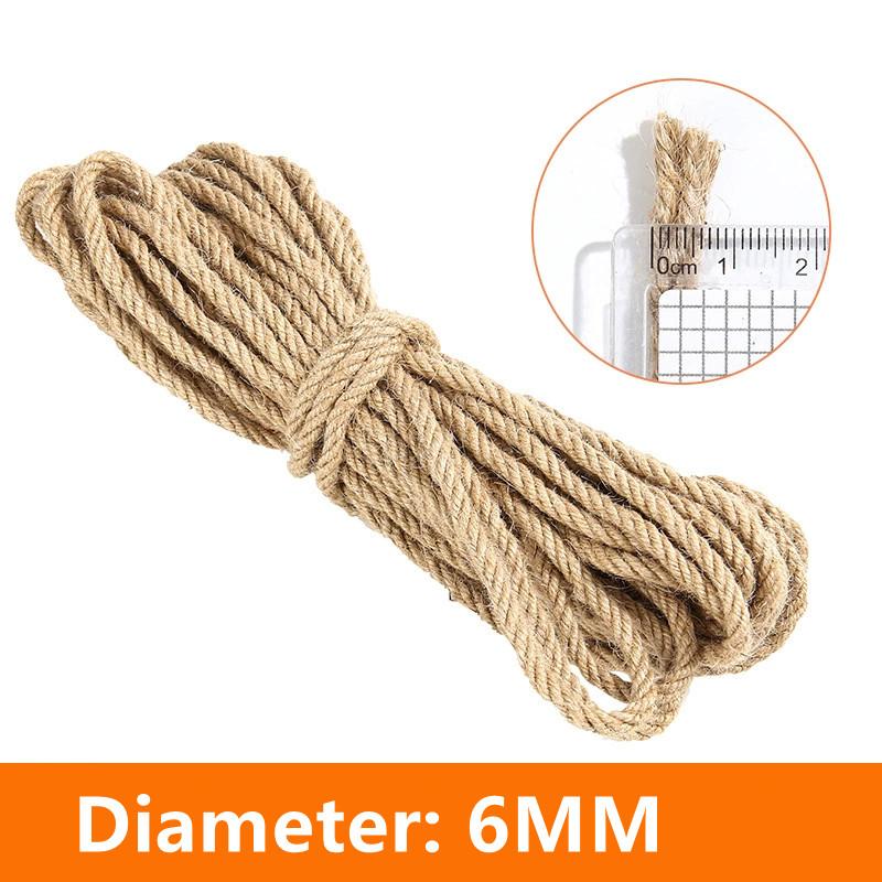 Cat Scratcher Rope DIY Natural Sisal Rope Toy Cats Paw Claw Furniture Protector Cat Tree Tower Climbing Frame Binding Rope