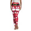 Christmas women's leggings new women's pants printed sports yoga pants peach hip pants women