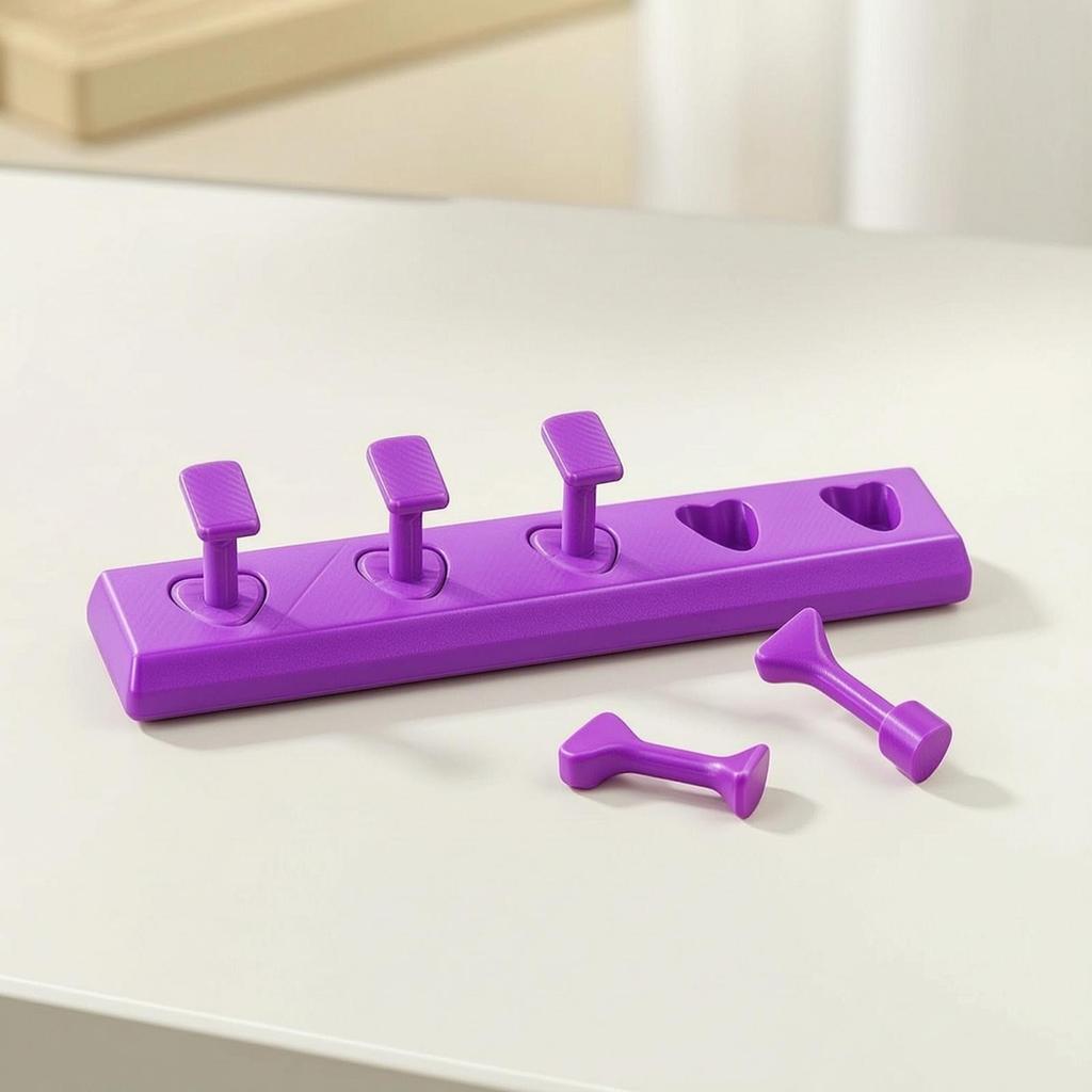 Nail Stand with Removable Holders Non False Stable for Manicurists Magnetfree Heart