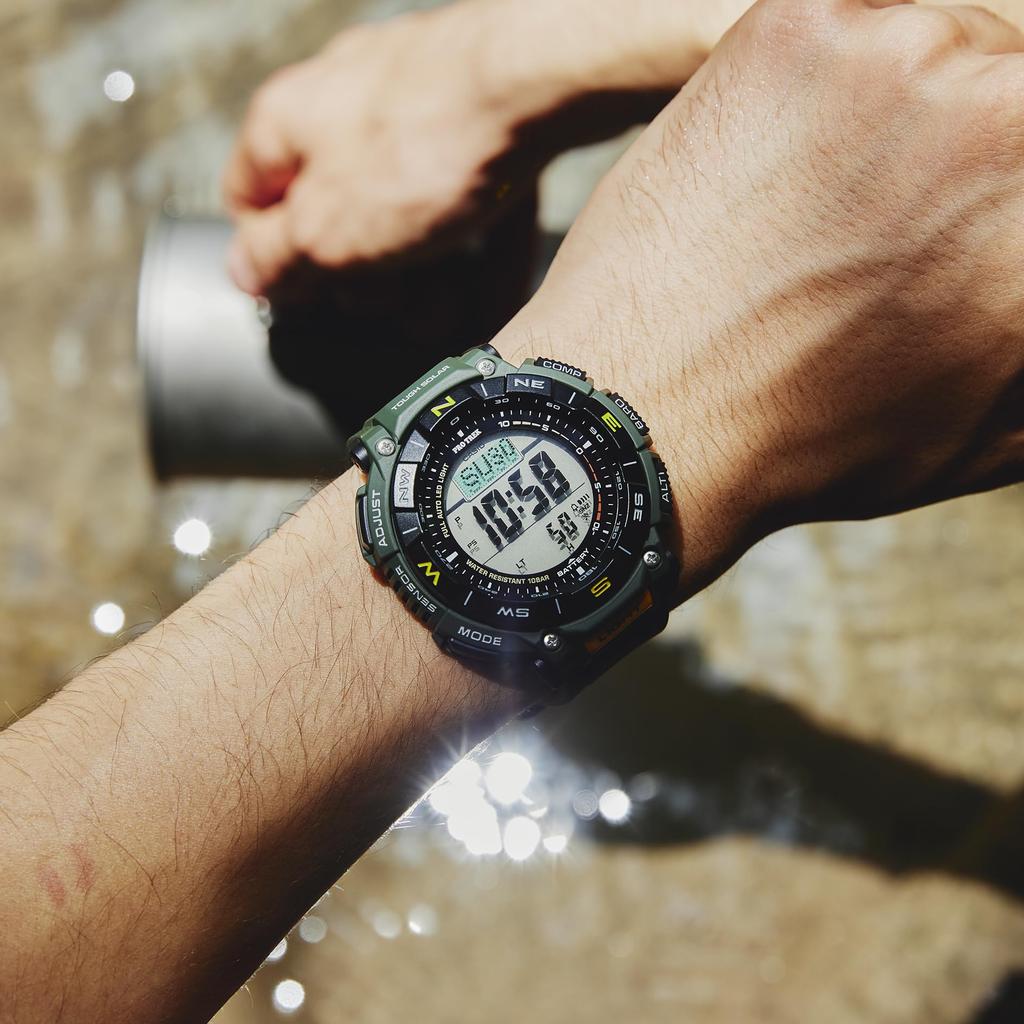 Protrek Watch Climber Line Solar Biomass Plastic Khaki [Casio] [] PRG-340-3JF Men's