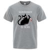 Schrodinger Is Dead  Fashion Soft T-Shirt Man High Quality T-Shirts Oversized T Shirts Cotton Short Sleeve Street Tops
