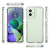 For Motorola Moto G54 5G Case Acrylic+TPU 3-in-1 Clear Phone Cover