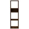 Bookshelf Smoked Oak 34 x 31 x 112 cm Engineered Wood