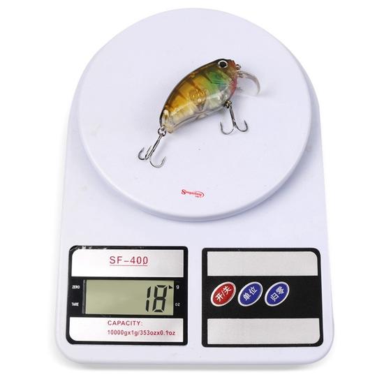 Sougayilang 5 st Crankbaits Fiskebete Minnow Fiske Lure Age Fiske Hårt Lure