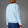 adidas Originals 3-Stripes 1/4 Zip Sweatshirt Golf Series Fashion Versatile Comfortable Striped Long Sleeve Sweatshirt Men Sweatshirt Clear-Sky JP2060