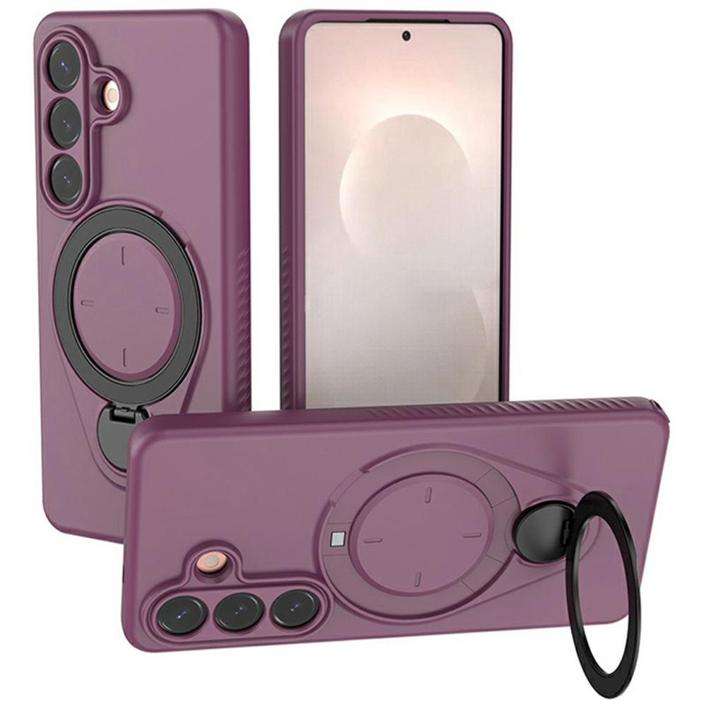 For Samsung Galaxy S26+ Magnetic Case Rotating Kickstand TPU PC Phone Cover