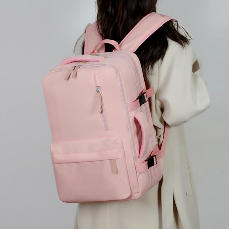 2025 New Waterproof Travel Backpack Large-Capacity Multi-Functional USB Computer Business Bag Macaron Backpack Lightweight Expandable Schoolbag