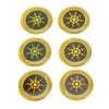 6pcs Phone Protection Sticker 2.8cm Diameter Effective Flashing Phone Blocker Stickers for Cell Phone Laptop Computer
