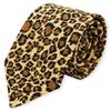 [Quintet] Leopard Print Tie, Made In Japan, Stage Costume, Recital, 16-2067-302 (BEIGE)