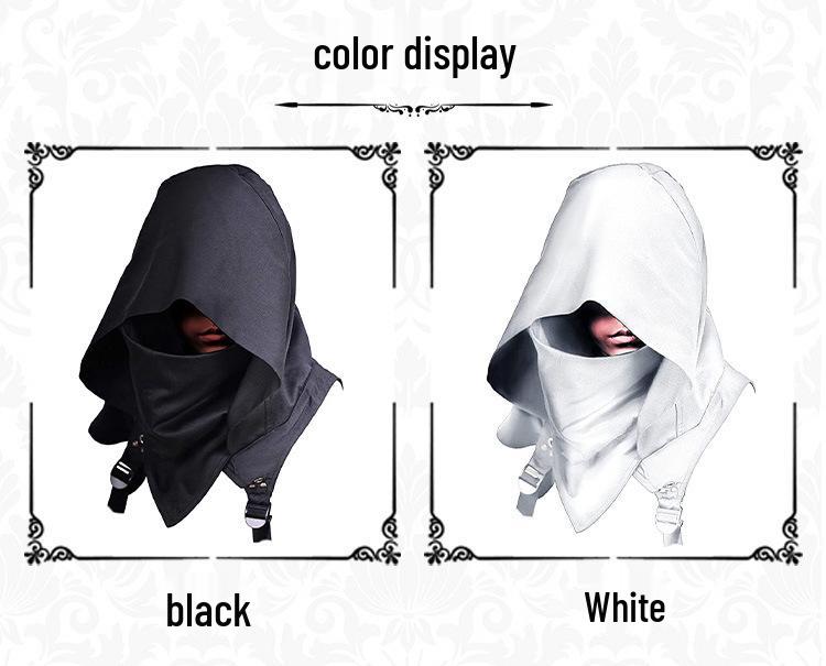 Cyberpunk Hooded Cloak for Halloween & Medieval Role-Play