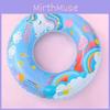 Crystal Cartoon Swim Ring Wholesale Adult Inflatable Water Toy Pvc Thickness 0.20 Rainbow Unicorn Swim Ring 50 60 70 80 90