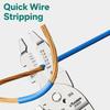 Foldable Wire Stripping Pliers Voltage Testing Cable Cutting Crimping Pliers Multifunctional Wire Stripper Electrician Pliers