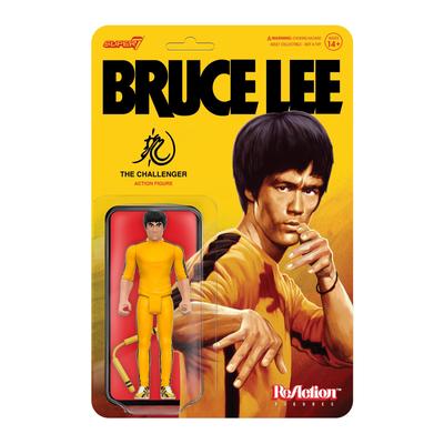 Super7 Bruce Lee The Challenger - 3.75" Bruce Lee Action Figure with Accessories, Classic Movie Collection and Retro Toys
