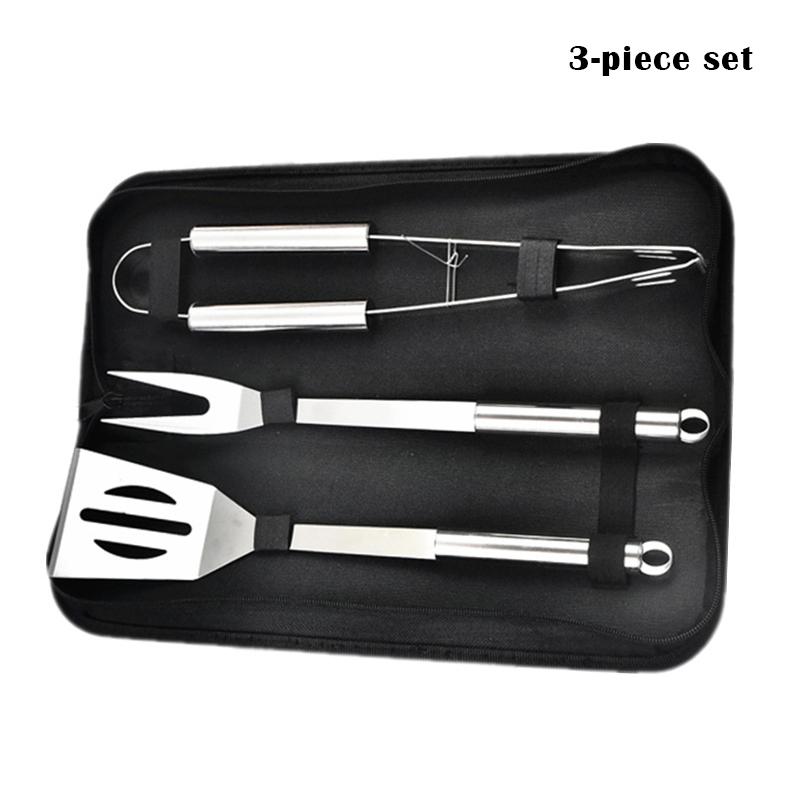 

Набор инструментов для барбекю из нержавеющей стали, лопатка, вилка, нож, щетка, шампуры, аксессуары для гриля, принадлежности для кемпинга, уличной кулинарии