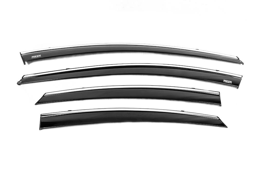 

Windshields with chrome (4 pcs, Niken) for Hyundai Elantra (MD/UD) 2011-2015