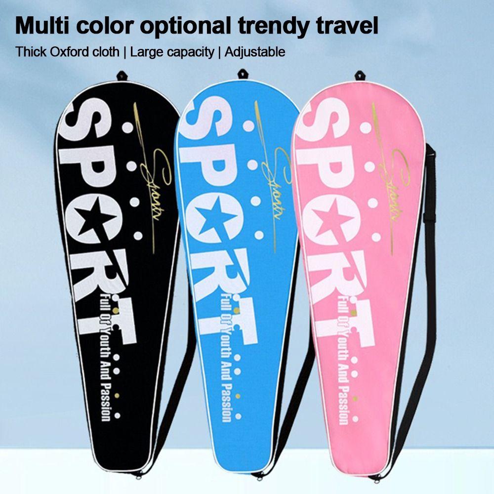 Waterproof Badminton Racket Cover Oxford Racket Protective Cover Racket Carrying Bag  Sport