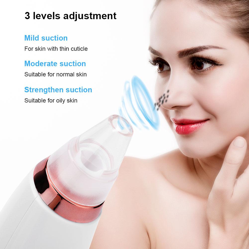 Electric Vacuum Suction Blackhead Removal Face Pore Cleaner Skin Peeling Machine